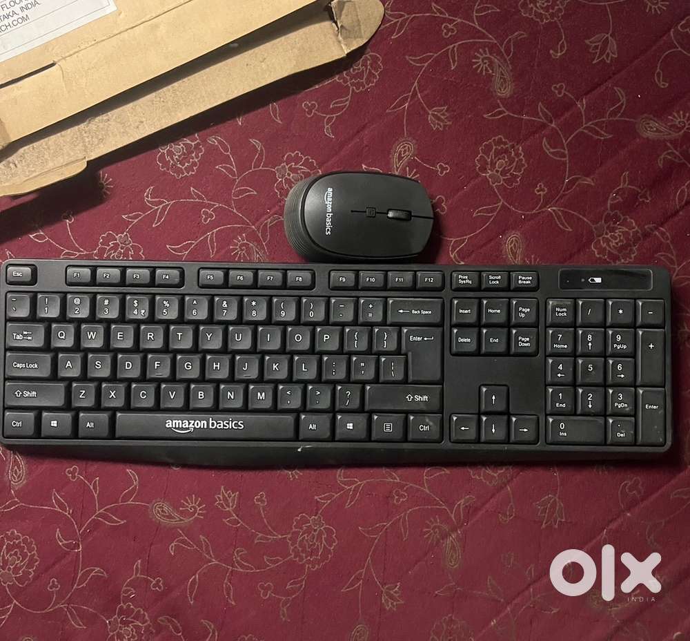 Wireless keyboard and mouse.