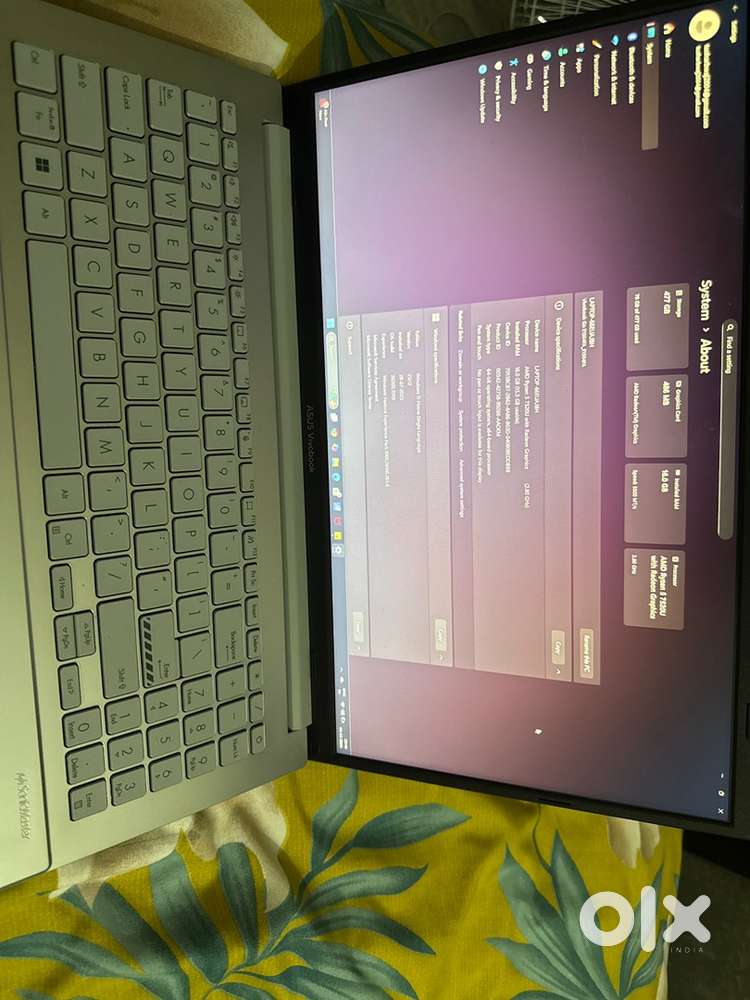 Asus vivobook Go 16GB Ram