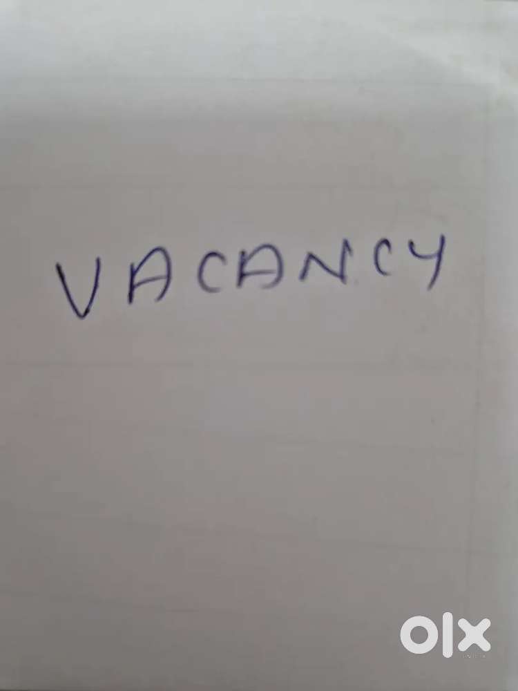 We have male vaccancies for filed delivery
