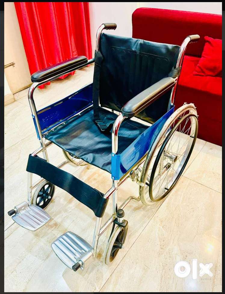 Tynor Commode & Foldable Wheelchair – Premium Chrome Steel-Comfortable