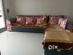 6 seater L shaped sofa