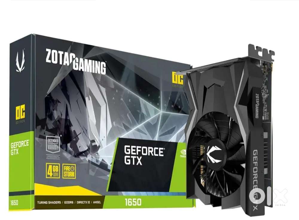 ZOTAC GAMING GTX 1650 4GB GRAPHIC CARD TOP CONDITION UNDER WARRANTY