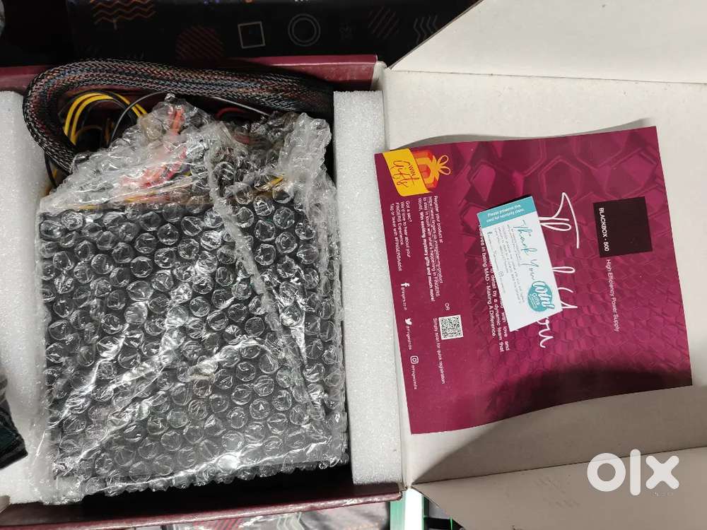 Fingers blackbox 500 w psu smps power supply pc