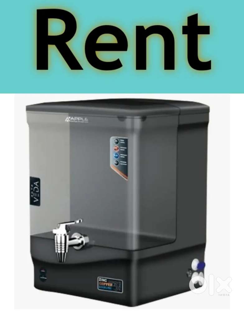 Water purifier available on rent
