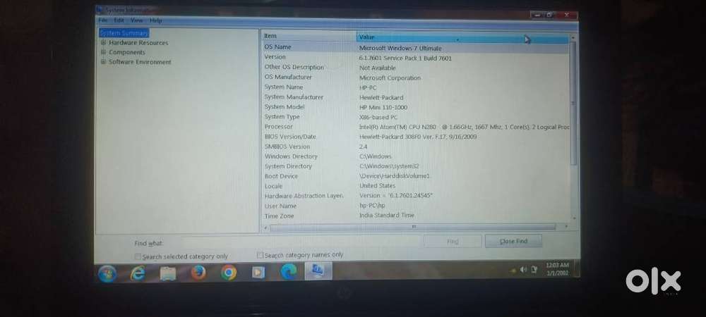 HP mini laptop