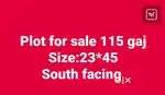 Plot for sale 115 gaj