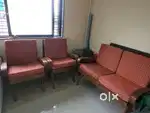 4 seater old sagwaan sofa abo 15 yr old