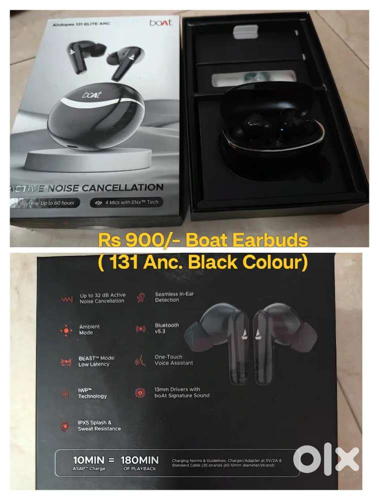 Boat Earbuds 161 (700 ) & 131 (900)