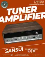 SANSUI  SOLID STATE  5000A  TUNER AMPLIFIER  CODE 9 AV STUDIO