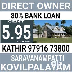 Dtcp plot and villa for sale at kovilpalayam kmch near
