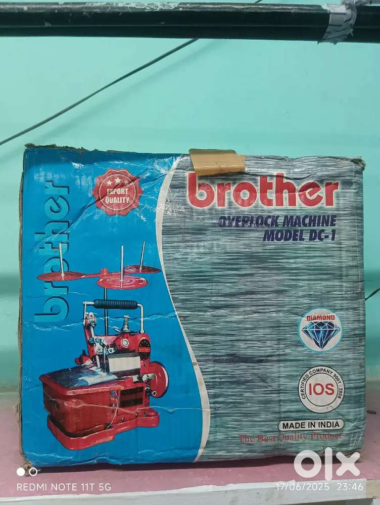 Overlock machine brother brand new machine