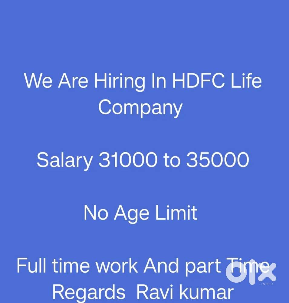 Join HDFC Life as a Financial Consultant (FC) and earn big insentive