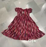 A line stylish Printed dresses
