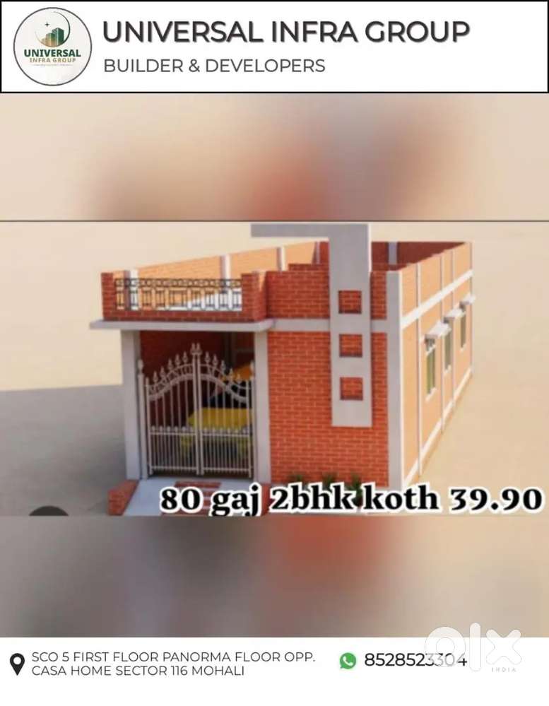 2bhk kothi for sale  39.90