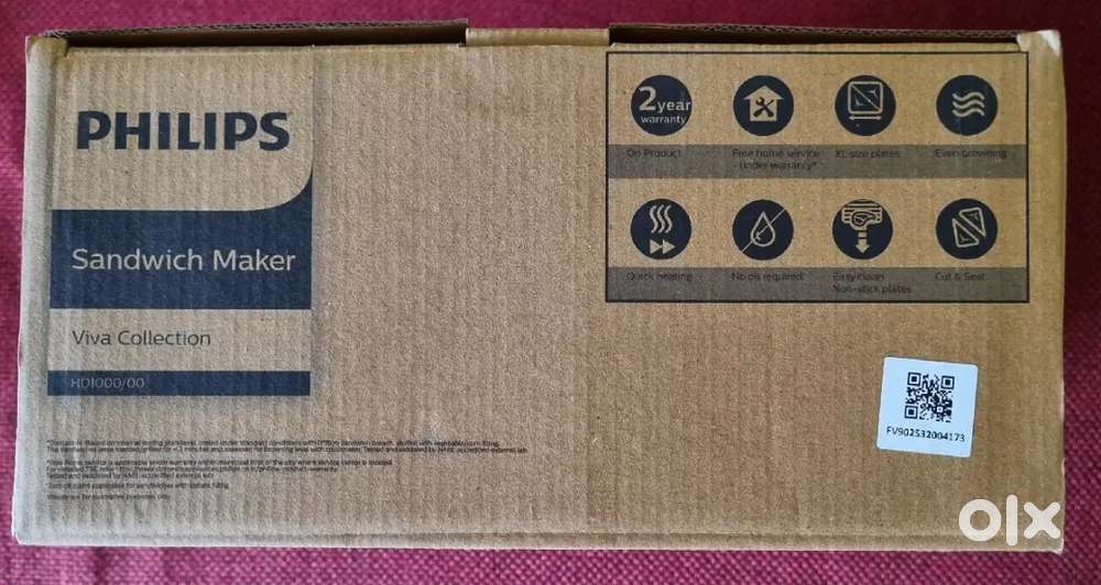 PHILIPS SANDWICH MAKER