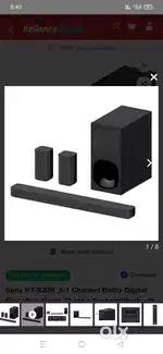 Sony s20R dolby degital sound bar new seal box
