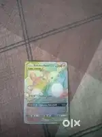 Pokemon  raichu GX rare card