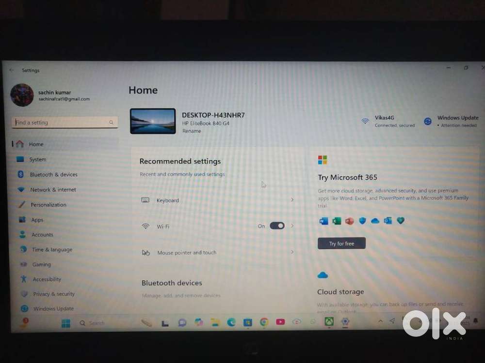 HP elite book 840 g4