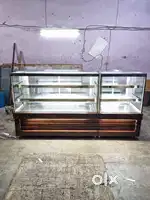 Display Counters For Cakes, Pastries And Sweets With Korean Sheet.