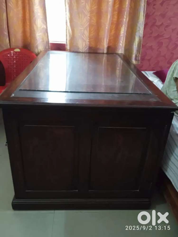 Teak wood office table.