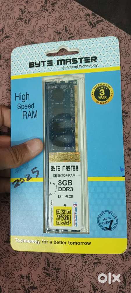 8GB RAM DDR3 (Unused)* New for (desktop)* with (3year warranty)