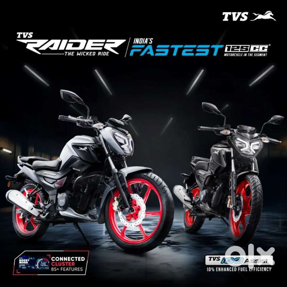 Urgent sell my new tvs raider 125