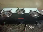 Butterfly 3 burner gas chullah one year old