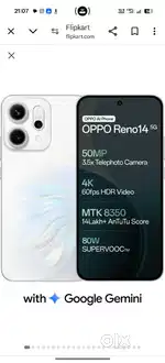 Oppo reno 14 (8gb+256gb) only 1 month old