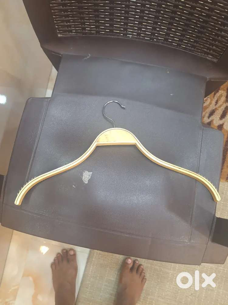 Wooden clothes hangers