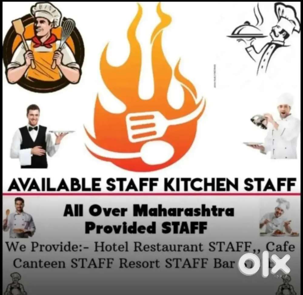 We Provide - Hotel Restaurant Fast Food Staff All Over Maharashtra