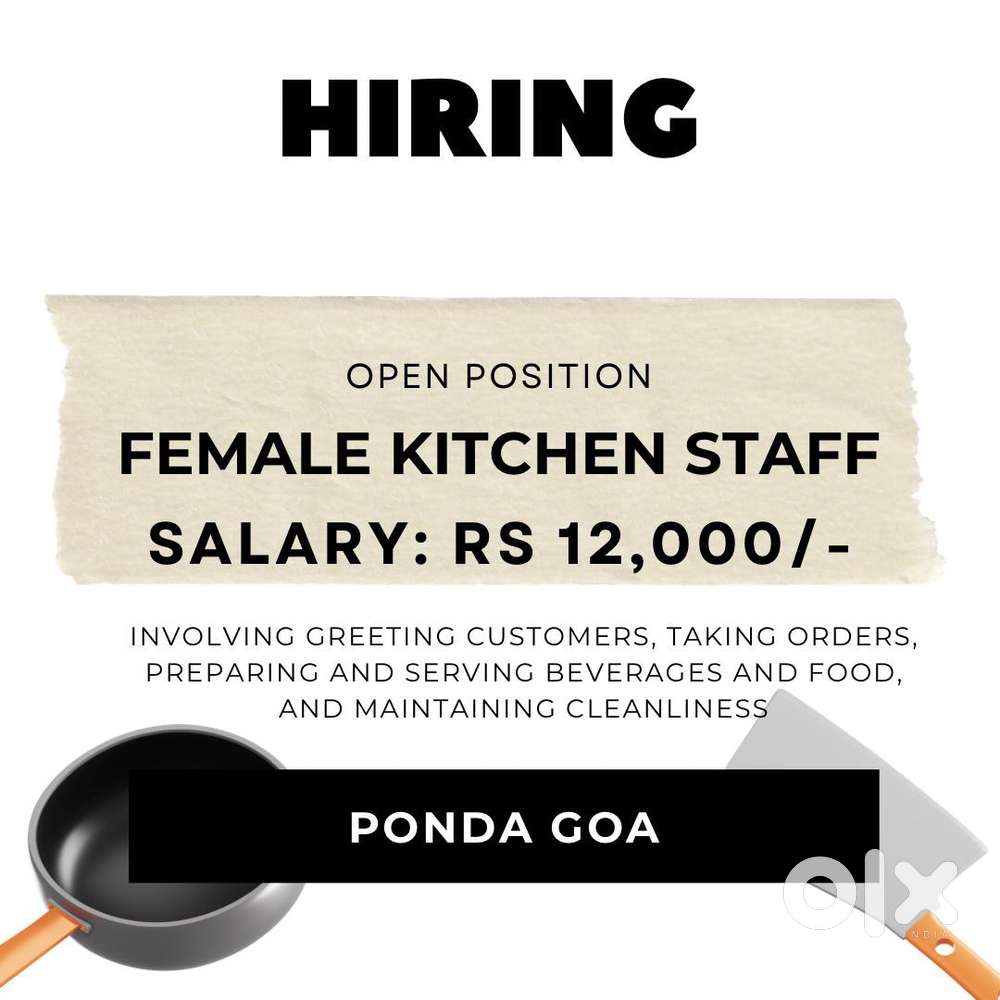 Female kitchen staff
