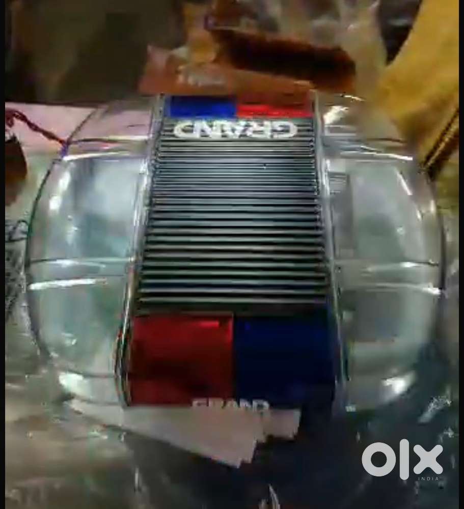 GRAND RED AND BLUE POLICE LIGHT BEACON