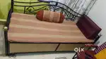 Sofa cum bed + computer table + wooden cupboard