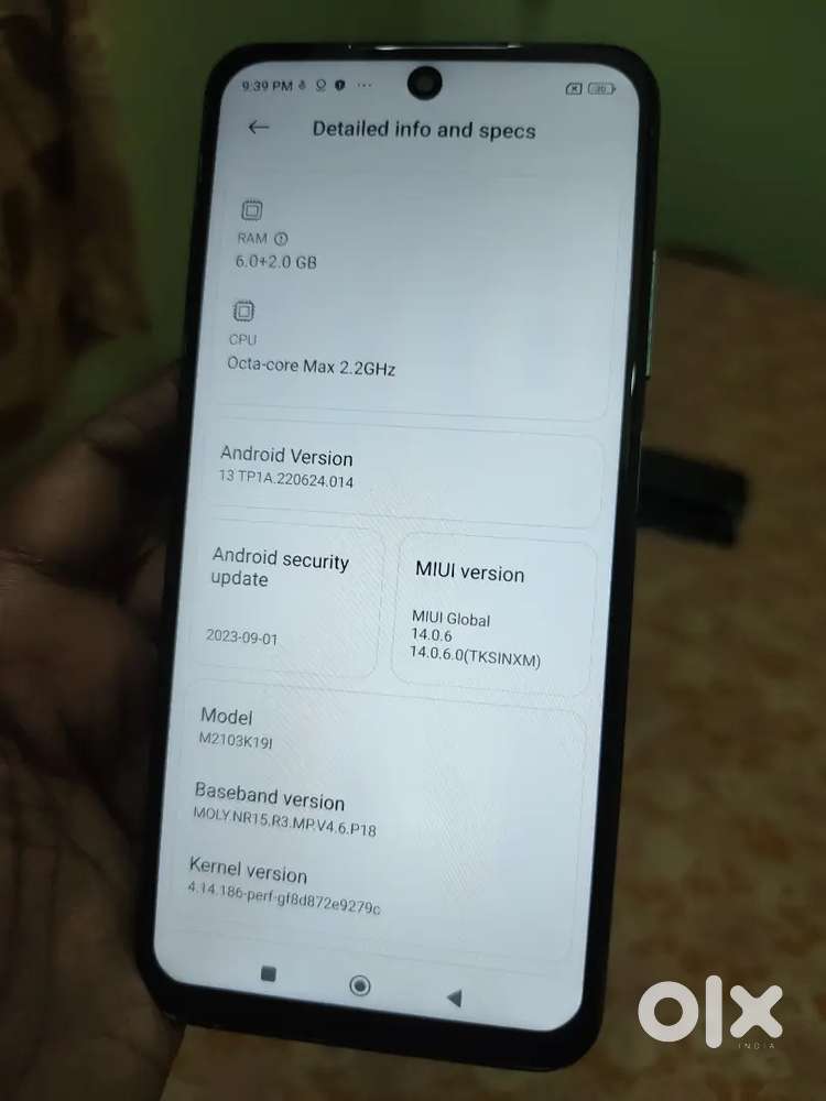 Redmi note 10t  6/128 5g
