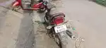 Red colour dream Yuga bike