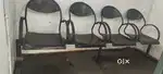 Steel waiting chair