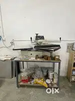 Tshirt printing machine set up