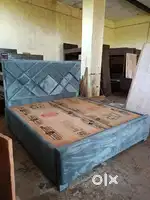 New double bed with Box size. 6*6 (all colours available)