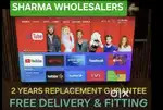 Factory Rates #43/45 4K UHD ANDROID SMART
LED TV BEZEL-LESS VOICE