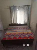 For boys, One room set with double bed mattress fridge almira fan