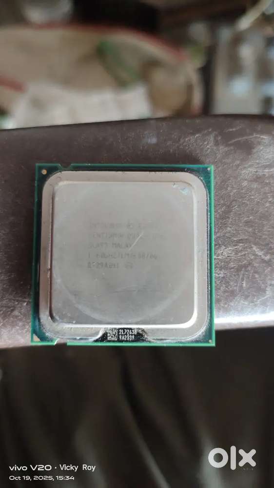 C.p.u chip dual core processor Intel