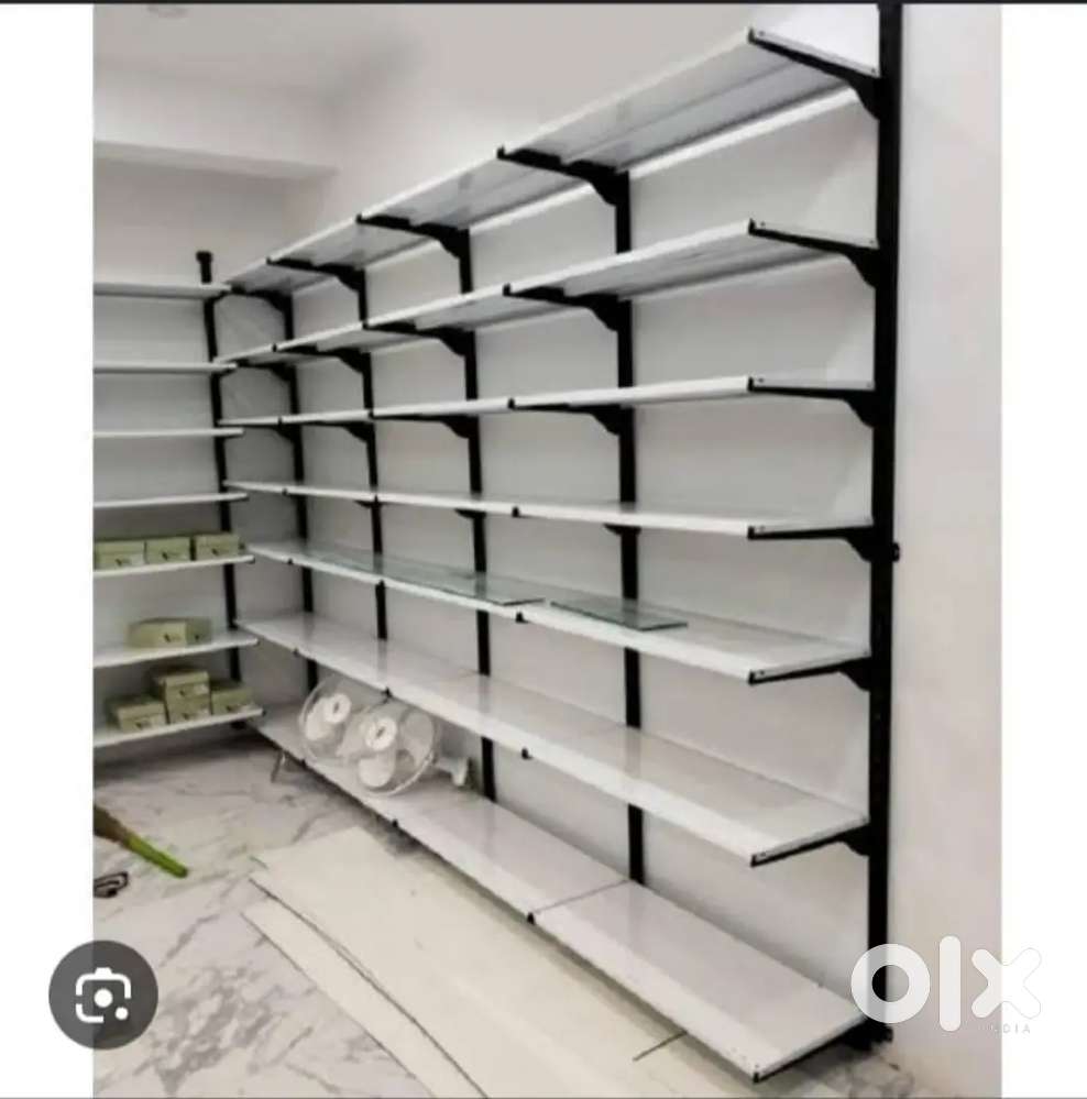 Kirana rack grocery rack supermarket rack display rack wall mount rack