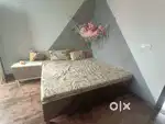Double bed with mattress