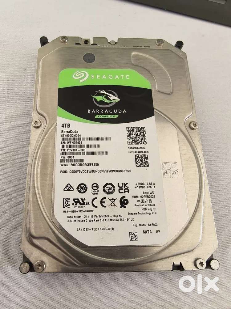 4tb 2 hdd sell