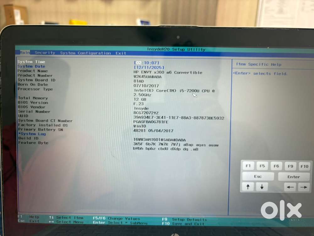 HP Envy Laptop i5 7thGen