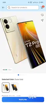 Vivo T2 Por 5G