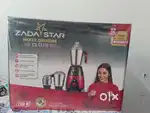 New zada star 750wats mixer grinder sealed pack good working condition