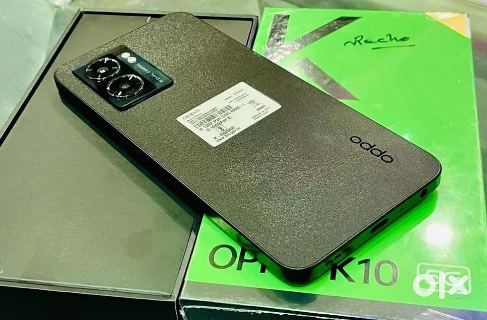 Oppo k10 available affordable price with one year warranty accessorie