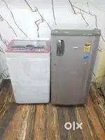 Whirlpool single door refrigerator &Panasonic top loadwashing machine
