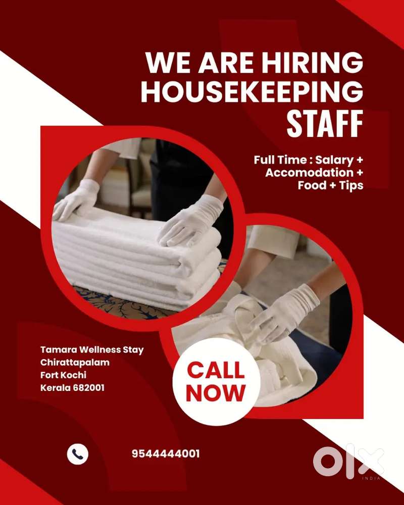 Housekeeping and Cleaning staff